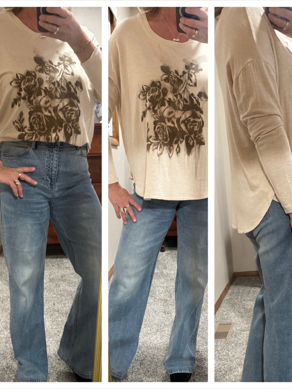 Long-sleeved cabi Tee